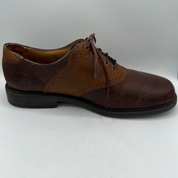Croft & Barrow saddle brown leather Oxford shoes, size 10M main image 4